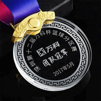 Médailles d'événements haut de gamme avec métal durable et ruban brillant pour marathons, rencontres sportives et remises de prix - Trophées et médailles