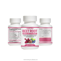Capsules de Betterave en Gros sous Marque Privée, Riches en Vitamines, Extrait Pur de Betterave en Poudre, Sûr pour les Femmes Enceintes