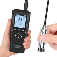 EC-900 grande gamme 0 ~ 5000 μmThickness Meter sonde externe rubis résistant à l'usure jauges d'épaisseur de revêtement