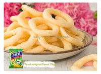 Vente en gros Chips coréennes Nong Shim 40g Chips exotiques Snacks Oignon Ring Légumes Chips de pommes de terre
