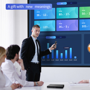 โปรเจคเตอร์ DLP แบบพกพารุ่น H2 Windows 10ระบบรอม128GB 350แอนซิลูเมน LED สำหรับโฮมเธียเตอร์การนำเสนอทางธุรกิจ - Product Image 5