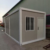 Maison conteneur démontable à construction rapide, étanche et isolée, cabine modulaire pour hébergement temporaire en extérieur