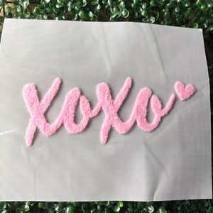 Parches Termoadhesivos Bordados en Chenilla Personalizados, Parches con Logotipo, Transferencia de Calor, Parches Verdes de Dibujos Animados Navideños para Ropa - Product Image 2