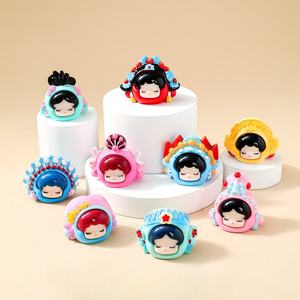Venta al por mayor miniatura estilo antiguo Beijing <span class=keywords><strong>Opera</strong></span> Girl resina artesanía hogar ornamento accesorios resina encantos para Decoración - Product Image 6