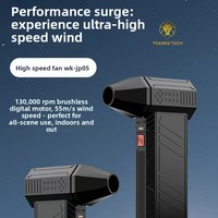 Ventilateur violent à turbine rotative 130 000 tr/min, portable, sans fil, pour la maison et l'extérieur, charge électrique en continu, anti-poussière, nettoyeur d'écran