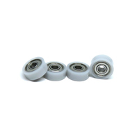 Rouleaux en plastique de support de roue de voie de rouleau BS60622-8 blanche 6x22x8mm