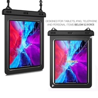 Pochette étanche transparente en PVC pour tablette 2026, idéale pour la randonnée aquatique, le canyoning et la natation, sac étanche pour iPad 12 pouces, vente en gros