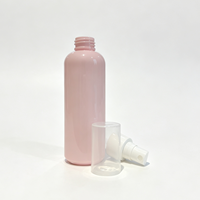 Flacon pulvérisateur PET de 180 ml avec pulvérisateur à fine brume blanche, récipient portable rechargeable pour emballage de cosmétiques, de parfums et de liquides