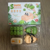 Juguete de serpiente RC interactivo de doble jugador con control remoto magnético 2.4G OEM personalizado, con sonido y función de comer y crecer, y cargador.