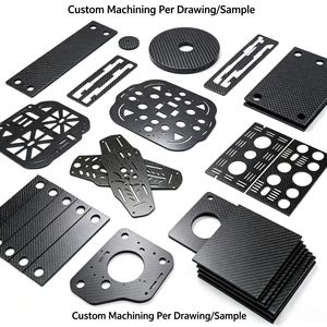 CNC Laser Cutting Services for UAV <b>Drone</b> 3K Carbon Fiber CNC Machining for Aerospace Automotive Lightweight Production - Product Image 1