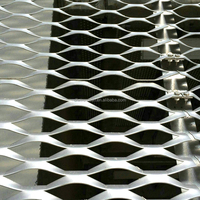 Haute Qualité Sécurité Aplati En Aluminium En Acier Inoxydable Cuivre Maille En Métal Expansé En Aluminium Diamant Maille Feuilles Prix