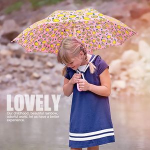 Good quality children umbrella ROHS certificate safety material for kids kids umbrella with cute lemon design - Product Image 1