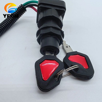 Pièces d'excavatrice Interrupteur d'allumage Démarreur RC461-53962 pour Kubota SVL75 SVL75C SVL90 SVL95 KX018 KX057 KX41 U25 U27 U35 RC46153962