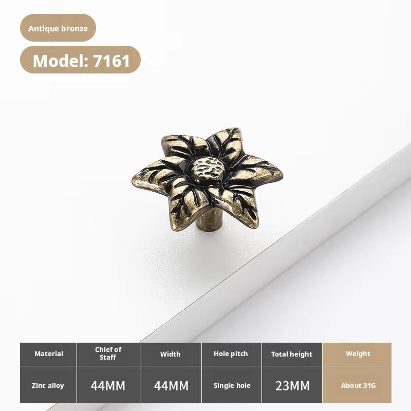 7161-Feuilles hexagonales Vertes et Anciennes