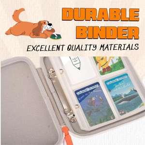 Étui à <span class=keywords><strong>cartes</strong></span> pour <span class=keywords><strong>Yoto</strong></span> Card Binder Album Pouch Storage Organizer Sleeves Portable Soft Zipper Folder for <span class=keywords><strong>Yoto</strong></span> Player Audiobook Card - Product Image 3