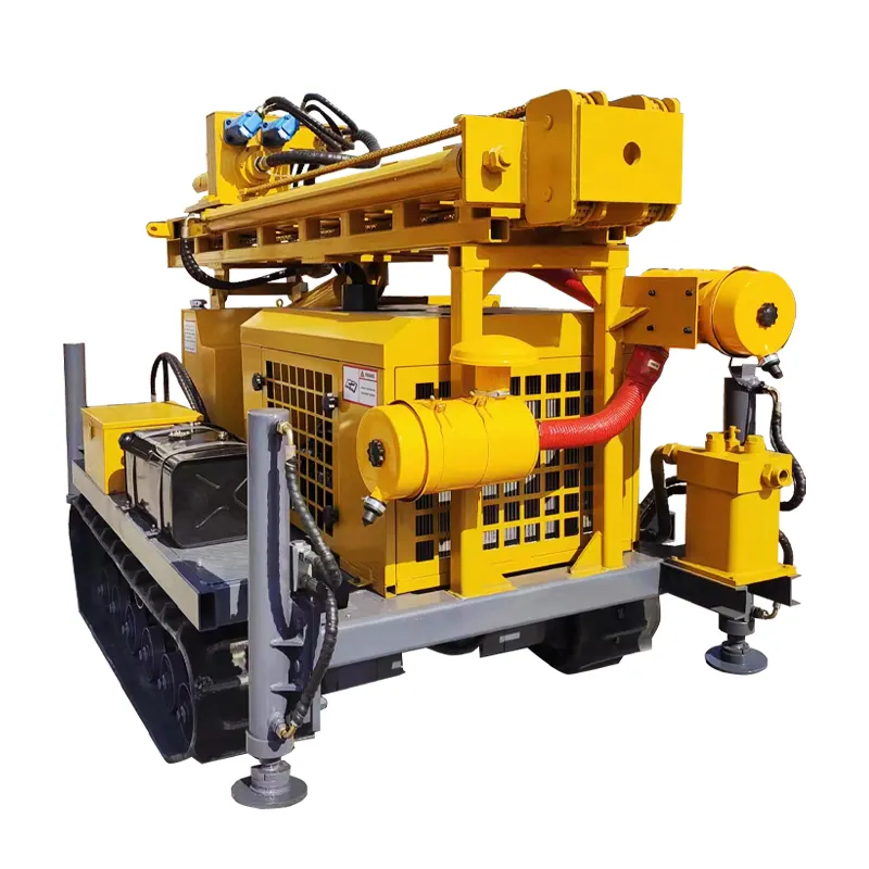 100m 150m 200m 300m Tractor Perforadora de pozos a la venta Perforadora perforadora de pozos de agua plataforma de perforación 200m