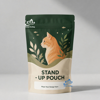Sachet d'emballage pour friandises pour chiens sous marque privée pour distributeurs de friandises pour animaux de compagnie, pochette à fermeture éclair, protection contre l'humidité, pack en vrac US