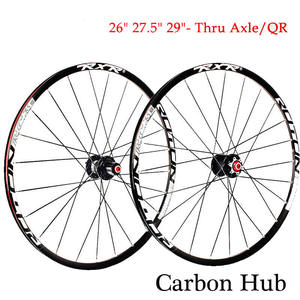 Juego de ruedas de <span class=keywords><strong>bicicleta</strong></span> de montaña, llanta de 25mm, cubierta de disco de cubo de carbono, llanta de 7 a 11S, 26/27, 5/<span class=keywords><strong>29</strong></span> - Product Image 4