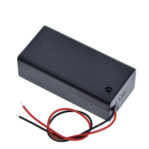 צבע שחור 9v תיבת הסוללה <span class=keywords><strong>6f22</strong></span> כמות גבוהה סוללה בעל מכירה חם עם מתג וכסה חוט מוביל - Product Image 4