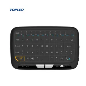 H18 mini version wireless hintergrundbeleuchtung tastatur mit touchpad für smart android tv box set top box, pc