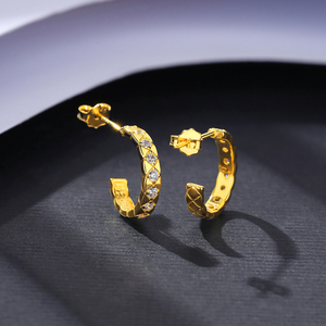 CZCITY <span class=keywords><strong>2026</strong></span> Trendy Nieuwe Clip Stud Oorbellen in Franse Stijl, Modern Design, Dames Creolen - Product Image 6