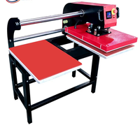 Presse à chaud semi-automatique électrique de haute qualité pour sérigraphie, 110V/220V, 40x60cm, pour transfert de motifs sur T-shirts