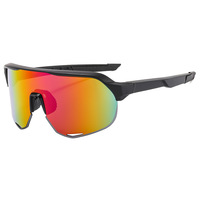 LMA 1133 Lunettes de soleil de haute qualité UV400 pour le cyclisme, le sport, la course en montagne, les voyages, surdimensionnées, nouvelles arrivées, lunettes de soleil tendance à effet miroir