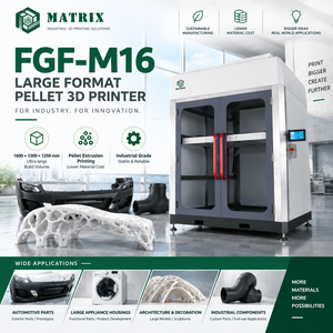 Imprimante 3D à granulés de grand volume pour la fabrication de panneaux extérieurs automobiles et de composants de prototypes - Product Image 1