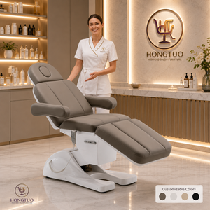 Manufacturer Customizable Electric Facial Beauty Bed Spa Salon Treatment Chair with Adjustable Backrest - Product Image 1