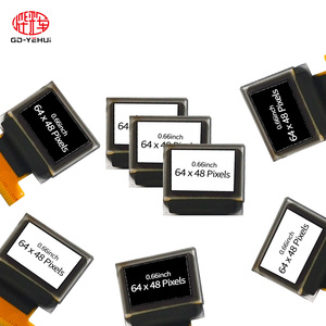 Écran PMOLED haute résolution de 0.66 <span class=keywords><strong>pouces</strong></span> 64x48 pixels SSD1315 Driver I2C Interface Monochrome blanc pour Wearables <span class=keywords><strong>OLED</strong></span> - Product Image 5