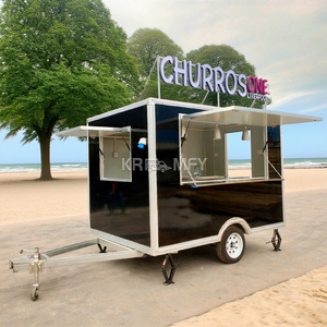Chariot mobile de rue 2025 Mini Hot-Dog Glace Fast Food avec roues Petit camion de nourriture à vendre aux États-Unis - Product Image 3