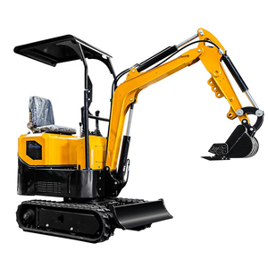 Nouvelle mini-excavatrice sur chenilles de haute qualité, 1 tonne, composants puissants, moteur, pompe, pour travaux de construction et de terrassement - Product Image 2