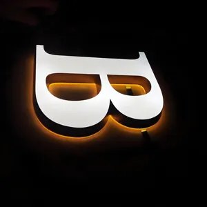 Letras Iluminadas de Doble Cara de Alto Brillo, Letreros con Logotipo Personalizado, Resistentes al Agua IP65, para Gasolineras, Entradas de Autos, Centros Comerciales, Carreteras - Product Image 6