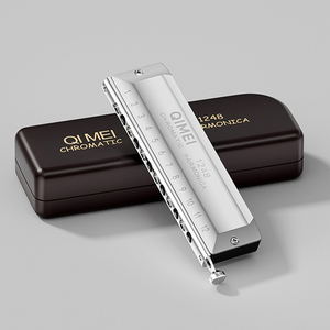 Harmonica chromatique 12 ou 16 trous, clé de Do, pour la performance de blues, jazz et musique classique - Product Image 2