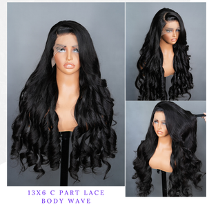 Peluca de Cabello Humano Virgen sin Pegamento con Frente de Encaje HD Precortado 13x6, Ondas Profundas, Peluca con Frente de Encaje 13x4 - Product Image 6
