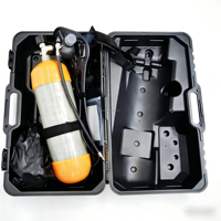 Appareil respiratoire à air comprimé SCBA de sécurité incendie industriel de 6,8 L, masque facial complet, cylindre d'air