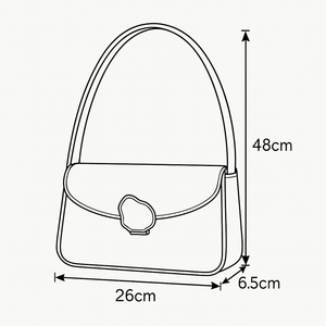 中国工厂批发女式真皮腋下肩包定制复古设计耐用功能 - Product Image 6