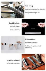 Muestras Gratis, Sellador de Poliuretano para <span class=keywords><strong>Vidrio</strong></span> Automotriz, Impermeable, de Rápida Remoción, para Parabrisas Automático, OEM - Product Image 5