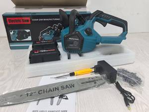 เลื่อยโซ่ไร้สายขนาด 16 นิ้ว 21V 1500W แบบไร้แปรงถ่าน แบตเตอรี่ความจุสูง เครื่องตัดไม้ไฟฟ้าเกรดอุตสาหกรรม DIY ขนาด 400 มม. - Product Image 6