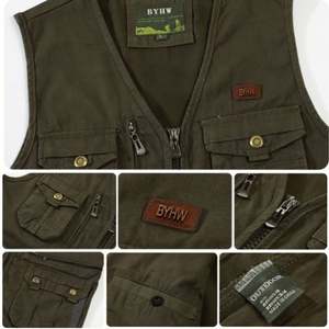 Chaleco de Alta Calidad para Hombre, 100% Algodón, con Múltiples Bolsillos, para Pesca, Escalada y Actividades al Aire Libre, con Logotipo Personalizable - Product Image 5