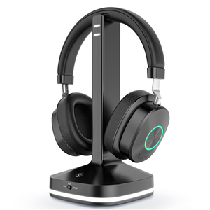 <span class=keywords><strong>Casque</strong></span> <span class=keywords><strong>TV</strong></span> sans Fil <span class=keywords><strong>TV</strong></span>-966 pour Regarder la Télévision Avec Émetteur Bluetooth 5.4 et Station de Charge, <span class=keywords><strong>Casque</strong></span> <span class=keywords><strong>TV</strong></span> Bluetooth Sans Latence de 50H - Product Image 1