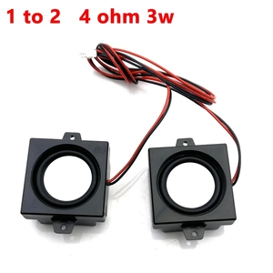 4 ohm 3w 4 ohm 6w Full Range Clear Sound Cavity Speaker Double Vibration membrane Audio loudspeaker Box For TV computer - Product Image 1