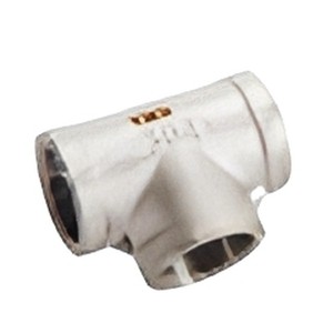 Raccord en T égal en acier inoxydable 304, filetage femelle BSPT, raccord de tuyauterie à 3 voies, résistant à la corrosion pour les conduites de yachts marins - Product Image 1