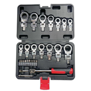 Sfreya S208D-27 <span class=keywords><strong>27pcs</strong></span> Có thể thay đổi Flex Ratchet cờ lê thiết lập cờ lê Bộ mở kết hợp mô-men xoắn thiết lập Ratchet cờ lê - Product Image 5