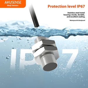 AKUSENSE f08-01NO sm8 قذيفة معدنية قصيرة جدا IP67 <span class=keywords><strong>3</strong></span>-10: لا/NC مستشعر مسافة حثي - Product Image 2