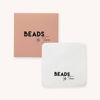 Luxe daim personnalisé microfibre anti-ternissement or argent bijoux polissage chiffon de nettoyage avec logo et enveloppe
