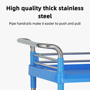Stille Geneeskunde Wisselwagen Schoonheid Instrument <span class=keywords><strong>Trolley</strong></span> Kleine Kar Ziekenhuis Behandeling Hand Push Tool Cart - Product Image 2