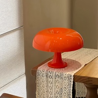 Lampe de table moderne minimaliste de luxe en forme de champignon, alimentée par USB, pour chambre à coucher, chevet, salon, restaurant, avec commande tactile