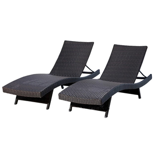 <span class=keywords><strong>Chaise</strong></span> <span class=keywords><strong>longue</strong></span> pliante moderne en rotin pour l'extérieur, avec <span class=keywords><strong>coussin</strong></span>, pour <span class=keywords><strong>piscine</strong></span>, plage, cour et jardins - Style teck - Product Image 6