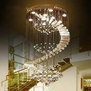 Chinese Factory Lead Crystal Ceiling Light Crystal Pendant Light For Hotel Living Room Chandeliers Lighting At Good Price